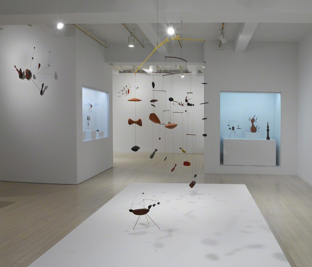 Installation view, Calder: Constellations, Pace Gallery, New York, 20 April – 30 June 2017. © 2017 Calder Foundation, New York / Artists Rights Society (ARS), New York Installation view, Calder: Constellations, Pace Gallery, New York, 20 April – 30 June 2017. © 2017 Calder Foundation, New York / Artists Rights Society (ARS), New York
