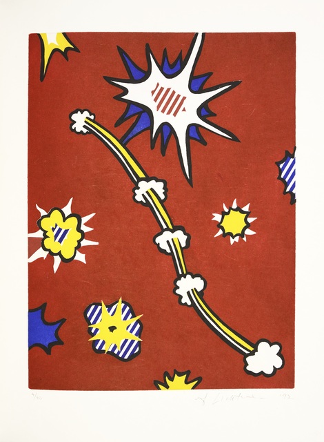 Roy Lichtenstein, ‘Illustration for ‘De Denver au Montana, Départ 27 Mai 1972’ (II), from La Nouvelle Chute de l'Amérique’, 1992, Print, Etching with Aquatint, Shapero Modern