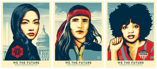 Shepard Fairey (OBEY), ‘We The Future Set’, 2018, New Union Gallery