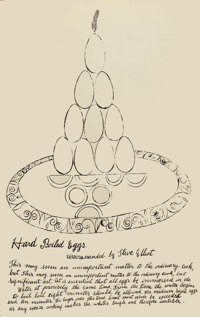 Andy Warhol, ‘Hard Boiled Eggs’, 1959, Woodward Gallery
