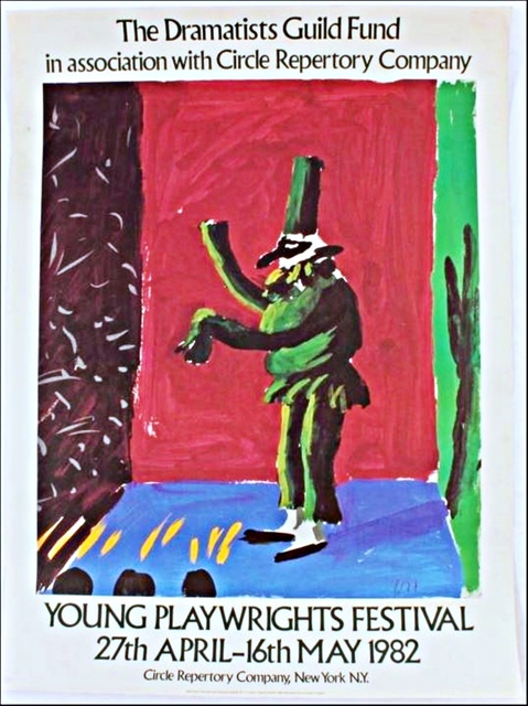 David Hockney, ‘Young Playwright's Festival, from the collection of Anthony Haden-Guest (Hand signed)’, 1982, Alpha 137 Gallery