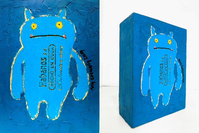 Ng Chung, ‘Cigar Box’, 2019, Painting, Oil on Habanos Cigar Box, Contemporary by Angela Li