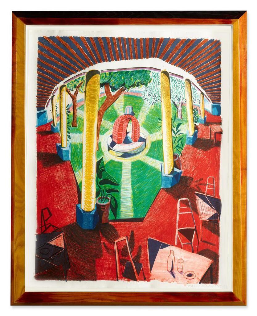 David Hockney - Views of Hotel Well III (M.C.A.T. 274)