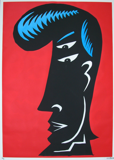 Hervé Di Rosa, ‘original silkscreen "Rockeur"handsigned by the artist’, 2017, Print, Silscreen, Galerie Estampe
