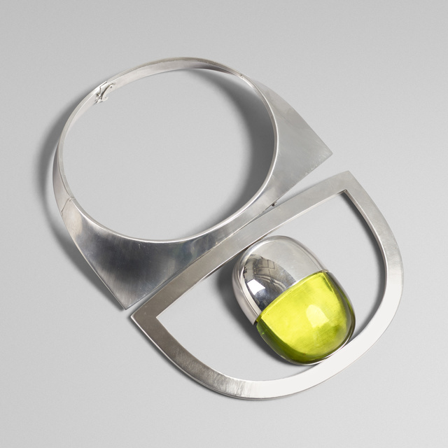 Buccellati, ‘Steel and vitrum pastae necklace’, Jewelry, Stainless steel, glass, Rago/Wright