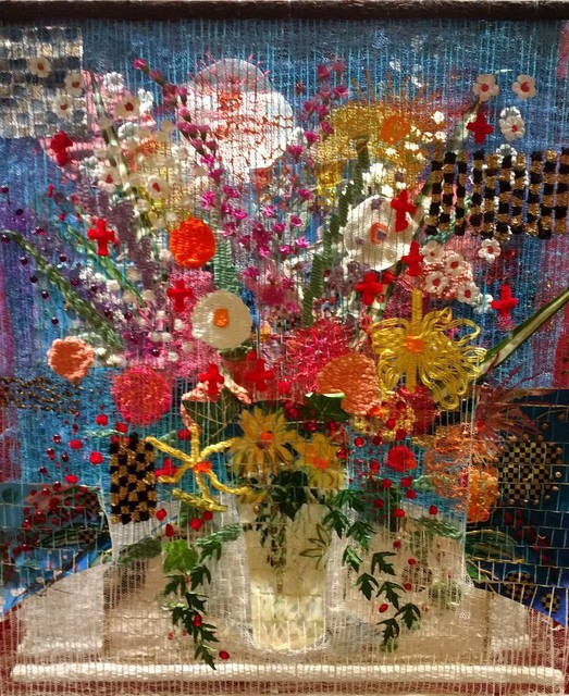 Susan Klebanoff, ‘Blue Floral’, Zenith Gallery