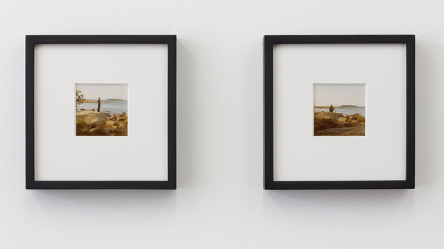 Bas Jan Ader, ‘Study for Farewell to faraway friends’, 1971, Photography, Set of two color vintage prints (framed), Meliksetian | Briggs