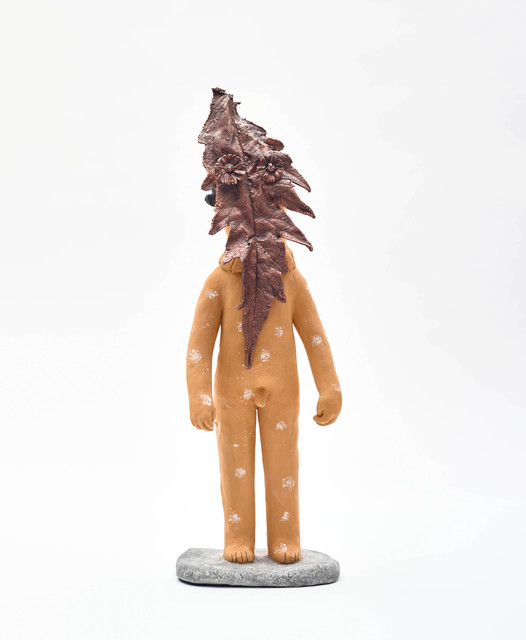 Clémentine de Chabaneix, ‘Yellow leafman’, 2020, Sculpture, Glazed ceramic, Antonine Catzéflis