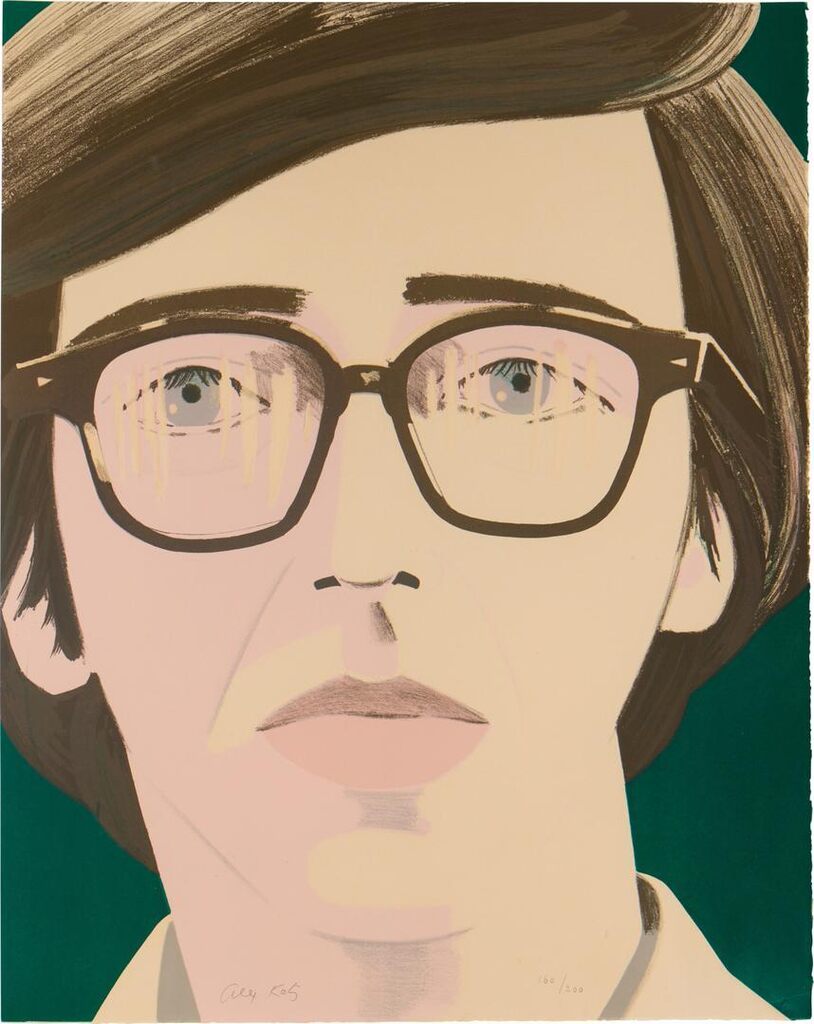 Alex Katz - Portrait of a Poet: Kenneth Koch (Schröder 34)