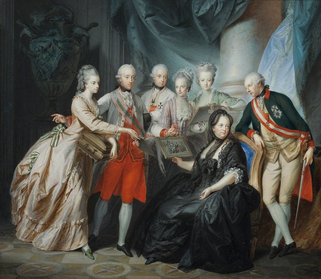 Friedrich Heinrich Füger, Empress Maria Theresa with Her Children, 1776, © Belvedere, Vienna Friedrich Heinrich Füger, Empress Maria Theresa with Her Children, 1776, © Belvedere, Vienna