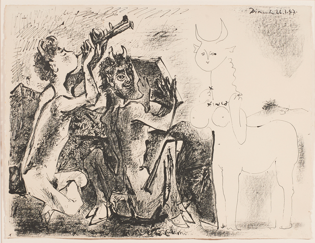 Pablo Picasso, ‘Les Faunes et la Centauresse’, 1947, Rago/Wright