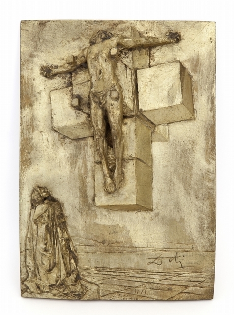 Salvador Dalí, ‘Untitled’, Sculpture, Gilded plaster bas-relief, Aste Boetto