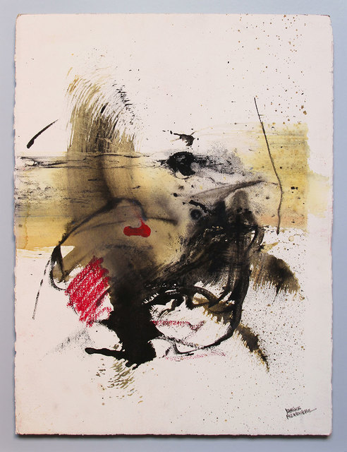 Yassine Mekhnache, ‘UNTITLED’, 2017, Painting, Mixed media on Arches paper, David Bloch Gallery