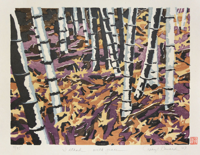 Daryl Howard, ‘I stand ... with grace ’, 2007, Print, Woodblock Print, Ronin Gallery