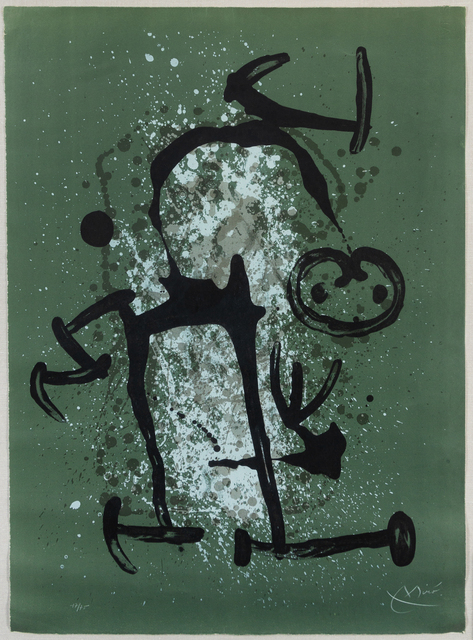 Joan Miró, ‘L'Illetre Vert’, 1969, Hindman