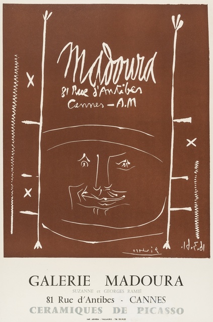 Pablo Picasso, ‘Madoura 1961 (CZW187); Vallauris 4e biennale 1974’, 1961 and 1974, Forum Auctions