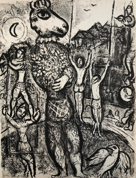 Marc Chagall, ‘Le Cirque M. 497’, 1967, Print, Original Lithograph on Velin d'Arches Wove Paper, Galerie d'Orsay
