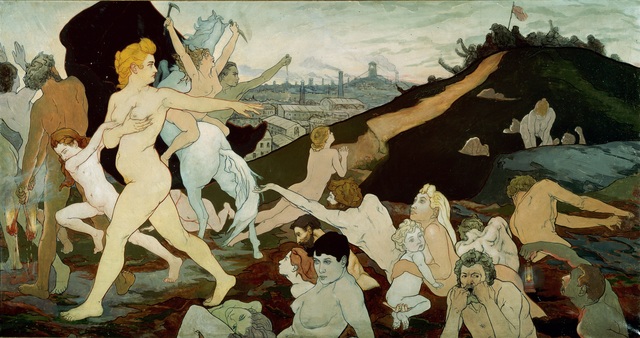 Charles Maurin, ‘The Dawn of Labor (L'aurore du travail)’, 1891, Guggenheim Museum