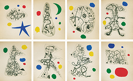 Joan Miró, ‘L'Antitête (Tristan Tzara)’, 1949, Galerie Boisseree