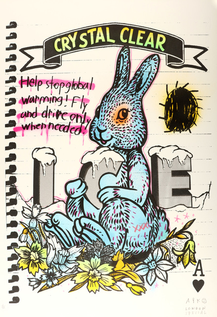 AIKO, ‘Crystal Clear (London Special)’, 2007, Print, Hand embellished screenprint in colours on paper, Chiswick Auctions
