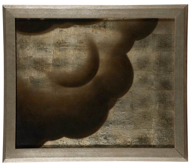 ‘Jean-Théodore Dupas Verre Églomisé Panel from the S.S. Normandie’, circa 1934, Design/Decorative Art, Depicting cloud formations, with gold, silver and palladium leaf., Doyle