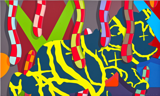 KAWS, ‘Far Far Down’, 2018, Print, Screenprint, Ross+Kramer Gallery