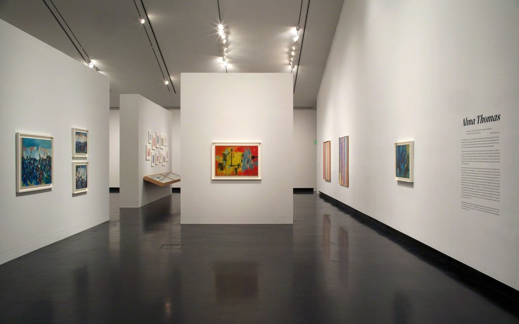 Installation view, Alma Thomas, Tang Teaching Museum, 2016 Installation view, Alma Thomas, Tang Teaching Museum, 2016