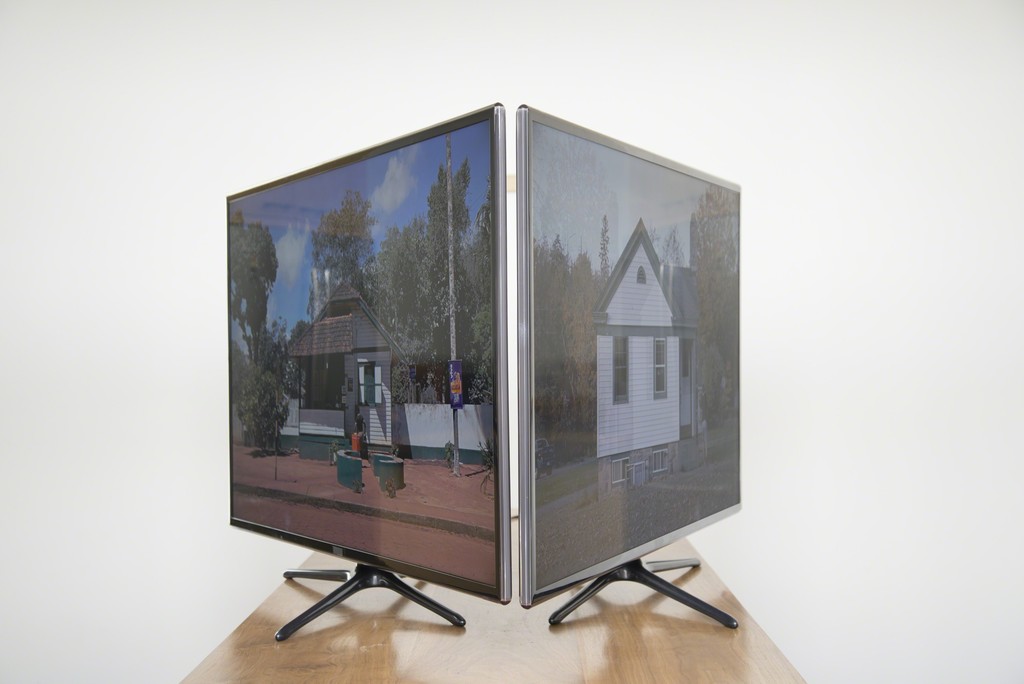 Installation of Clarissa Tossin, "How Does it Travel," at Samuel Freeman, 2015. Installation of Clarissa Tossin, "How Does it Travel," at Samuel Freeman, 2015.