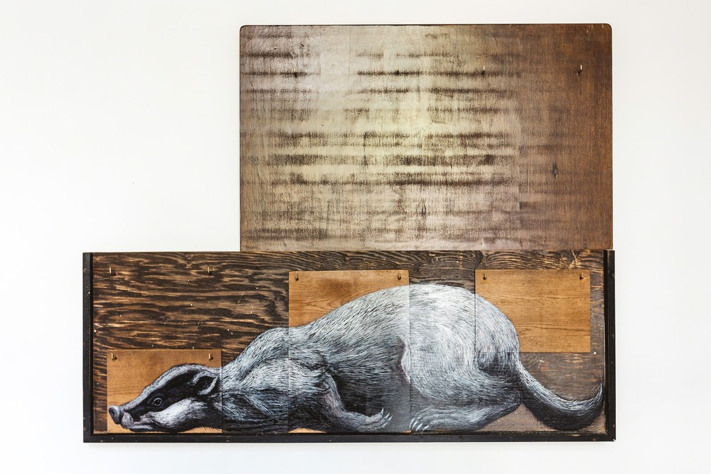 ROA, 'MELINAE MMXVIII (Badger)', View 4, 2018.
ROA, 'MELINAE MMXVIII (Badger)', View 4, 2018.
