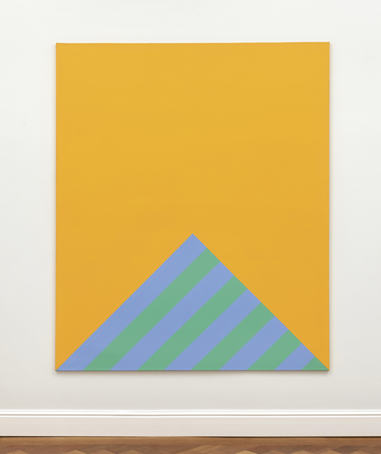 Winfred Gaul, ‘Striped edge III’, 1967/70, Painting, Polyvinyl acetate on canvas, Ludorff