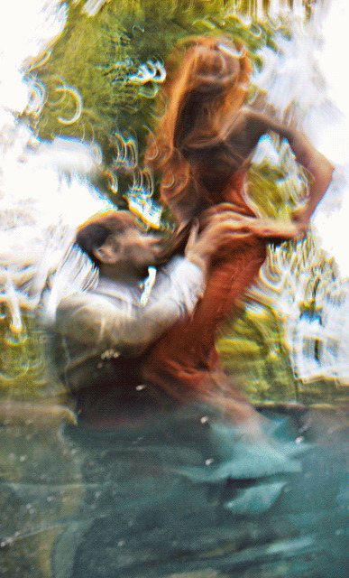 Barbara Cole, ‘Promises, Promises Lenticular, from Two People’, 2012, Photography, Interlaced Inkjet Print with Lenticular Lens, Framed in White, Bau-Xi Gallery