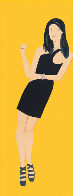 Alex Katz, ‘Alex Katz, Black Dress (Yi)’, 2015, Oliver Cole Gallery