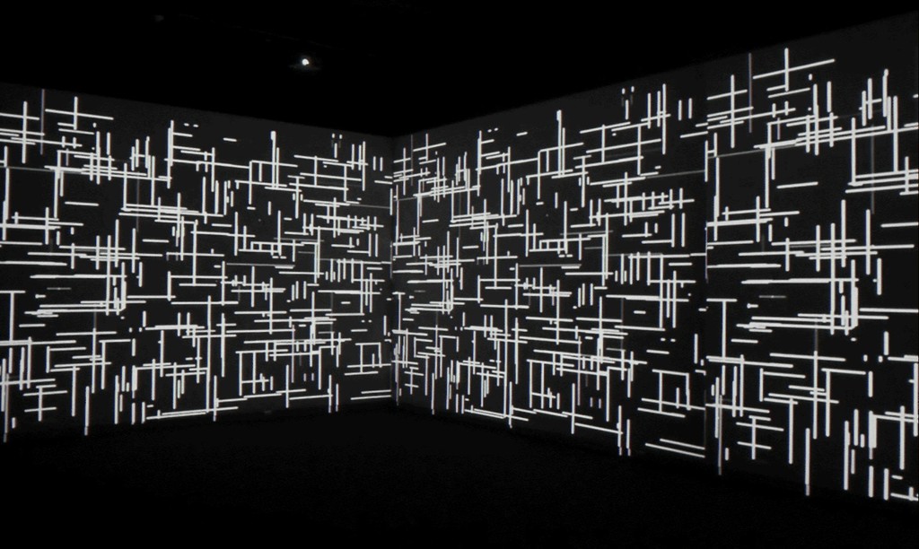 Magdalena Fernández, 2iPM009, 2009. Video installation with sound. Installation view at Phoenix Art Museum, 2017. Courtesy of the artist and Sicardi Gallery. Magdalena Fernández, 2iPM009, 2009. Video installation with sound. Installation view at Phoenix Art Museum, 2017. Courtesy of the artist and Sicardi Gallery.