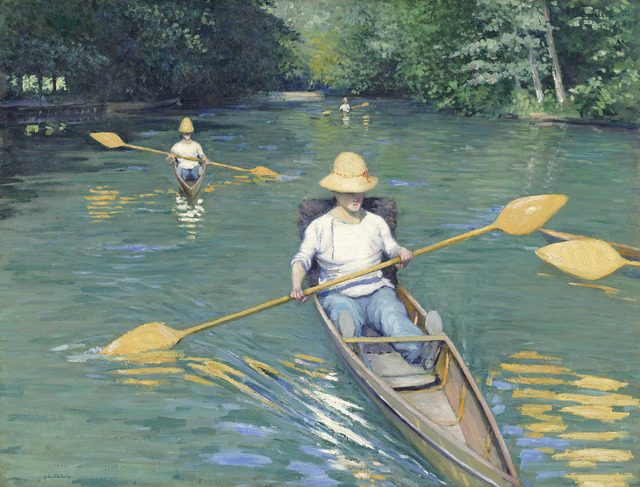 Gustave Caillebotte, ‘Skiffs’, 1877, National Gallery of Art, Washington, D.C.