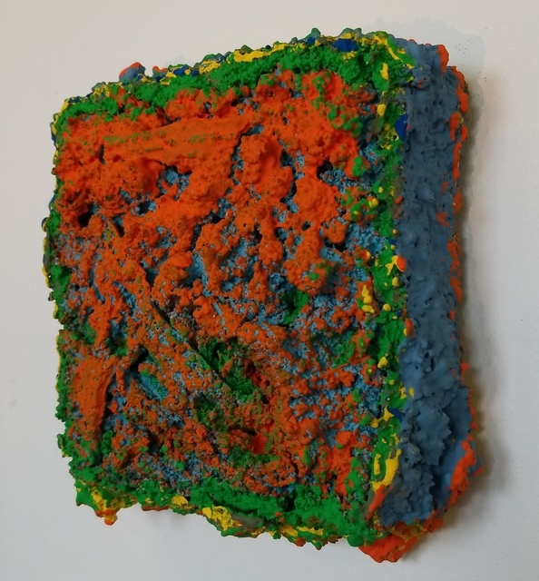 Wayson Jones, ‘Dance While Burning’, 2019, Painting, Pumice Gel and Flashe on Wood Panel, Adah Rose Gallery