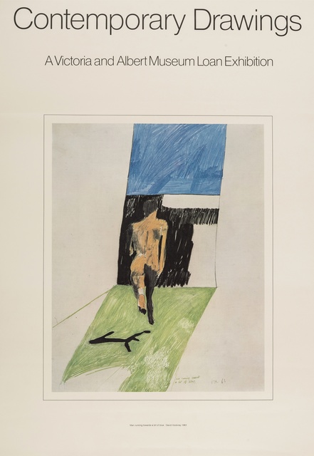 David Hockney, ‘Poster for Contemporary Drawings: A Victoria & Albert Museum Loan Exhibition’, 1974, Forum Auctions