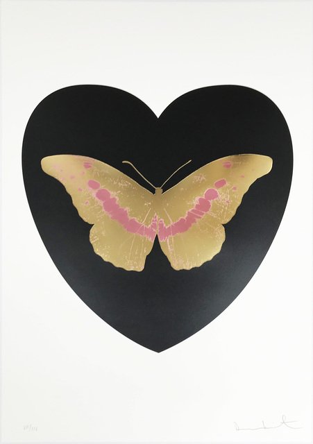 Damien Hirst, ‘I Love You - Black/Cool Gold/Loganberry’, 2015, Hamilton-Selway Fine Art