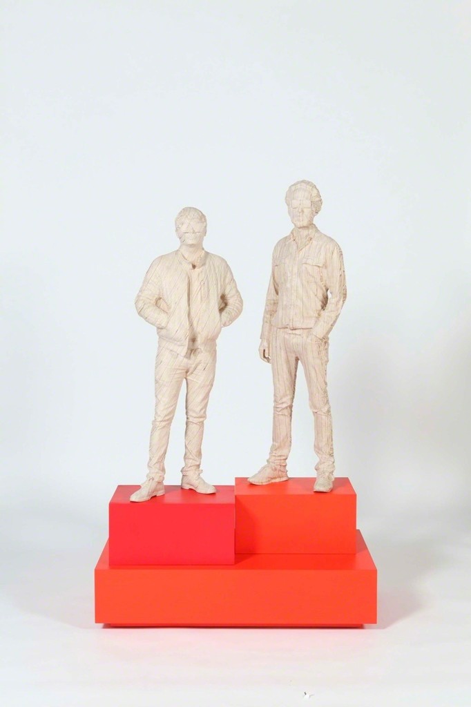 "Thomas Bangalter & Guy Manuel de Homen Christo" 2015 / Contreplaqué de bouleau / Birch plywood / 161 x 100 x 55 cm / 63 1/2 x 39 1/4 x 21 3/4 inches / Unique / Photograph: Guillaume Ziccarelli Courtesy Galerie Perrotin "Thomas Bangalter & Guy Manuel de Homen Christo" 2015 / Contreplaqué de bouleau / Birch plywood / 161 x 100 x 55 cm / 63 1/2 x 39 1/4 x 21 3/4 inches / Unique / Photograph: Guillaume Ziccarelli Courtesy Galerie Perrotin