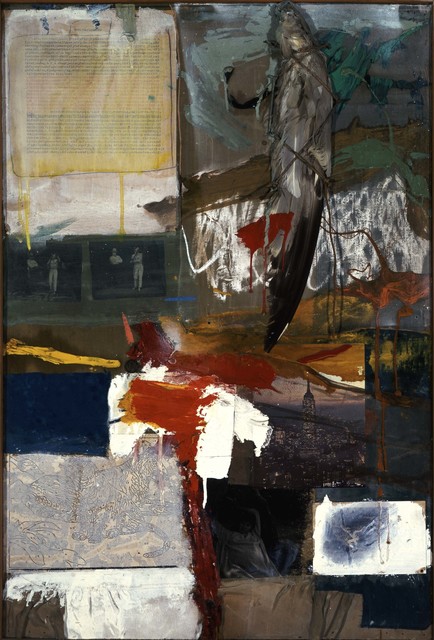 Robert Rauschenberg, ‘Painting with Grey Wing’, 1959, Robert Rauschenberg Foundation
