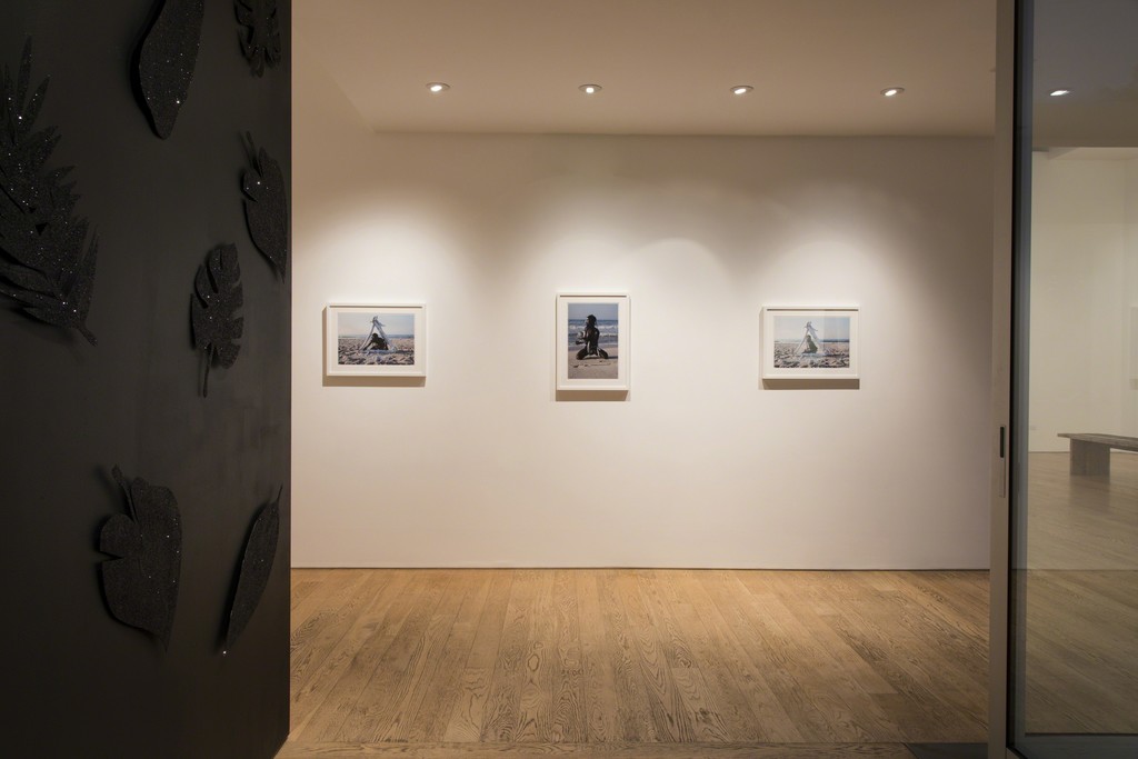 Devan Shimoyama, Installation view at Samuel Freeman, 2016 Devan Shimoyama, Installation view at Samuel Freeman, 2016