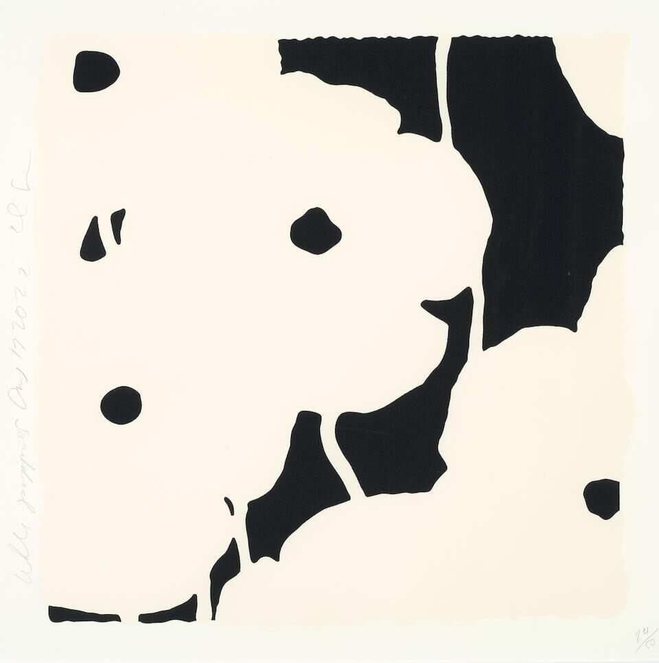 Donald Sultan - White Poppies, Aug 17, 2022