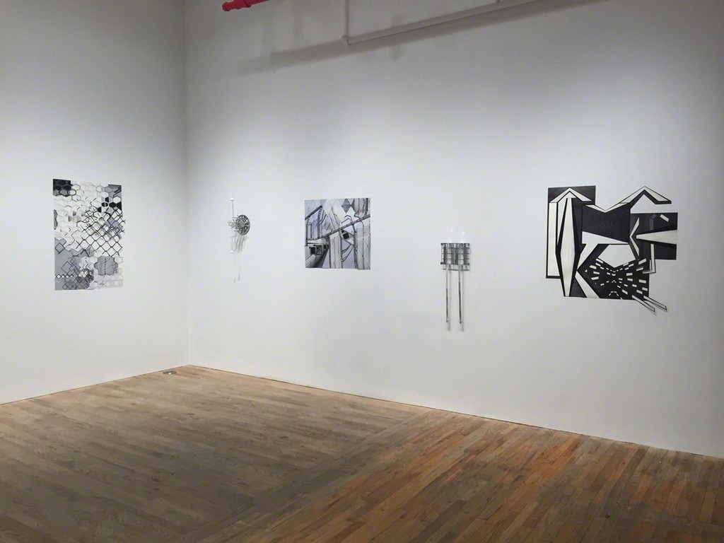 Diana Cooper works installed in "Grayscale" Diana Cooper works installed in "Grayscale"
