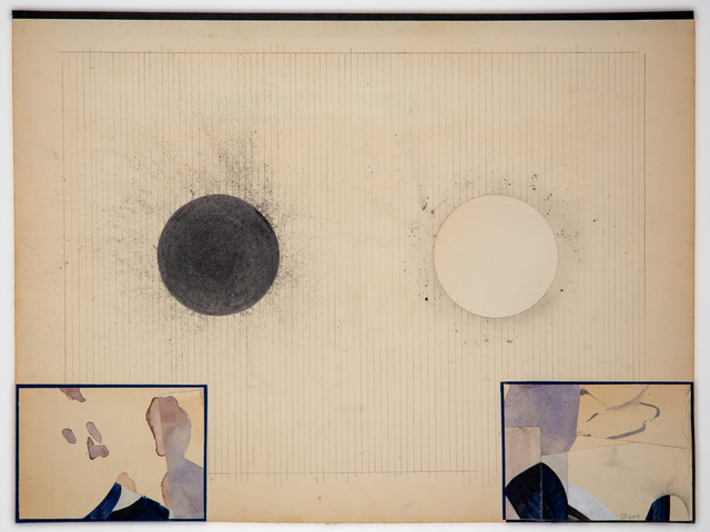 Claire Oswalt, ‘Untitled’, 2019, Drawing, Collage or other Work on Paper, Graphite with acrylic and watercolor collage on paper, Children's Museum of the Arts Benefit Auction