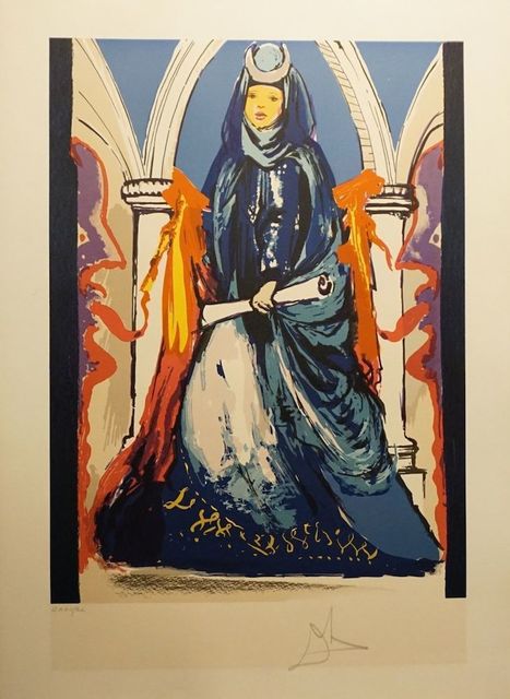Salvador Dalí, ‘Lady Blue ’, 1979, Print, Lithograph, Fine Art Acquisitions Dali