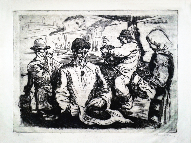 Octav Grigorescu, ‘Maramureș workers’, 1958, Nasui Collection & Gallery
