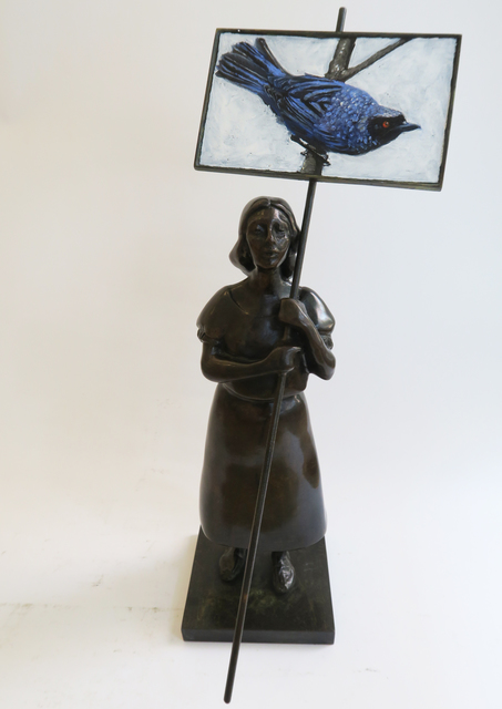 Pedro Ruiz, ‘Blue Bird’, 2019, Beatriz Esguerra Art