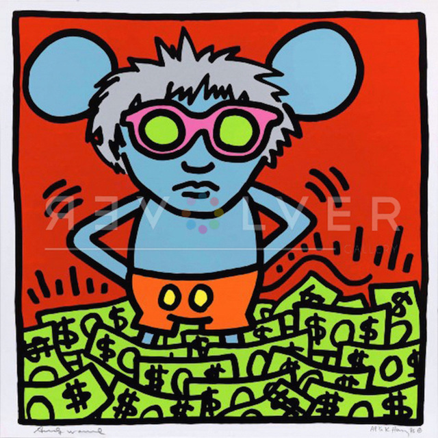 Andy Warhol, ‘Andy Mouse (Dollar Bills) ’, 1986, Print, Screenprint on Lenox Museum Board with Diamond Dust, Revolver Gallery