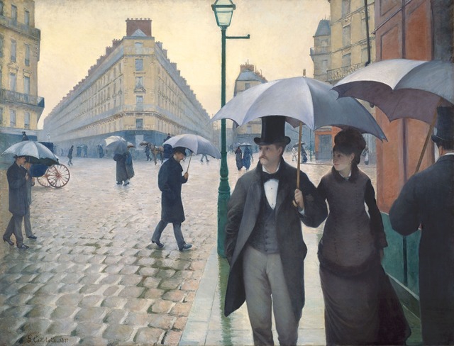 Gustave Caillebotte, ‘Paris Street; Rainy Day’, 1876-1877, Art Institute of Chicago