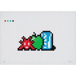 Invader - Still Life With Pocari Can