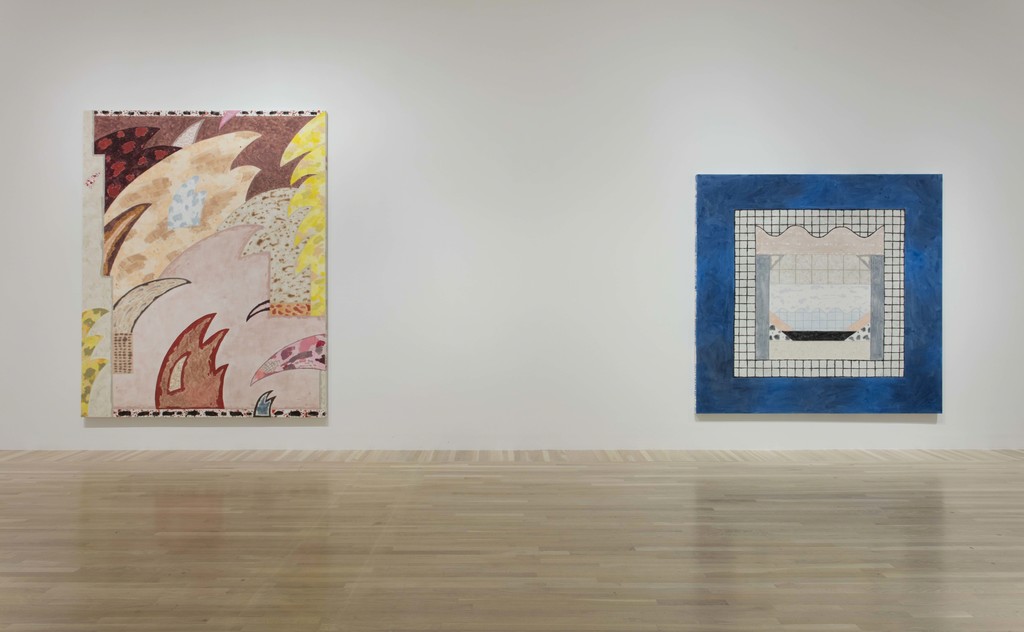 Rebecca Morris. Installation view, Made in L.A. 2016: a, the, though, only, June 12 – August 28, 2016, Hammer Museum, Los Angeles. Photo: Brian Forrest. Rebecca Morris. Installation view, Made in L.A. 2016: a, the, though, only, June 12 – August 28, 2016, Hammer Museum, Los Angeles. Photo: Brian Forrest.